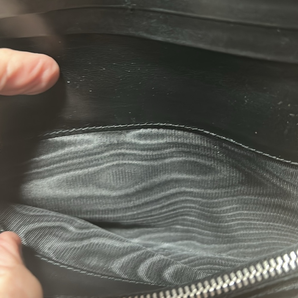 Prada Black Vinyl Long Wallet - Picture 9 of 11